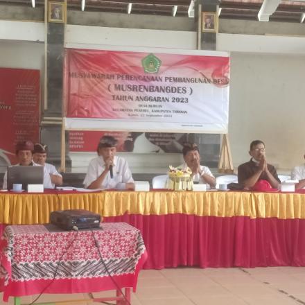 PELAKSANAAN MUSRENBANG TAHUN ANGARAN 2023 DI DSA BURUAN